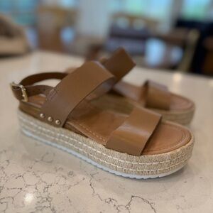 Brown Platform Sandals